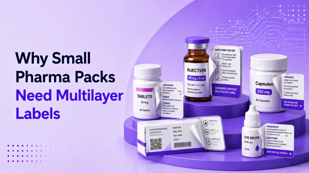 Why Small Pharma Packs Need Multilayer Labels