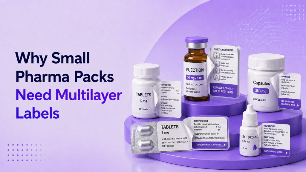 Why Small Pharma Packs Need Multilayer Labels