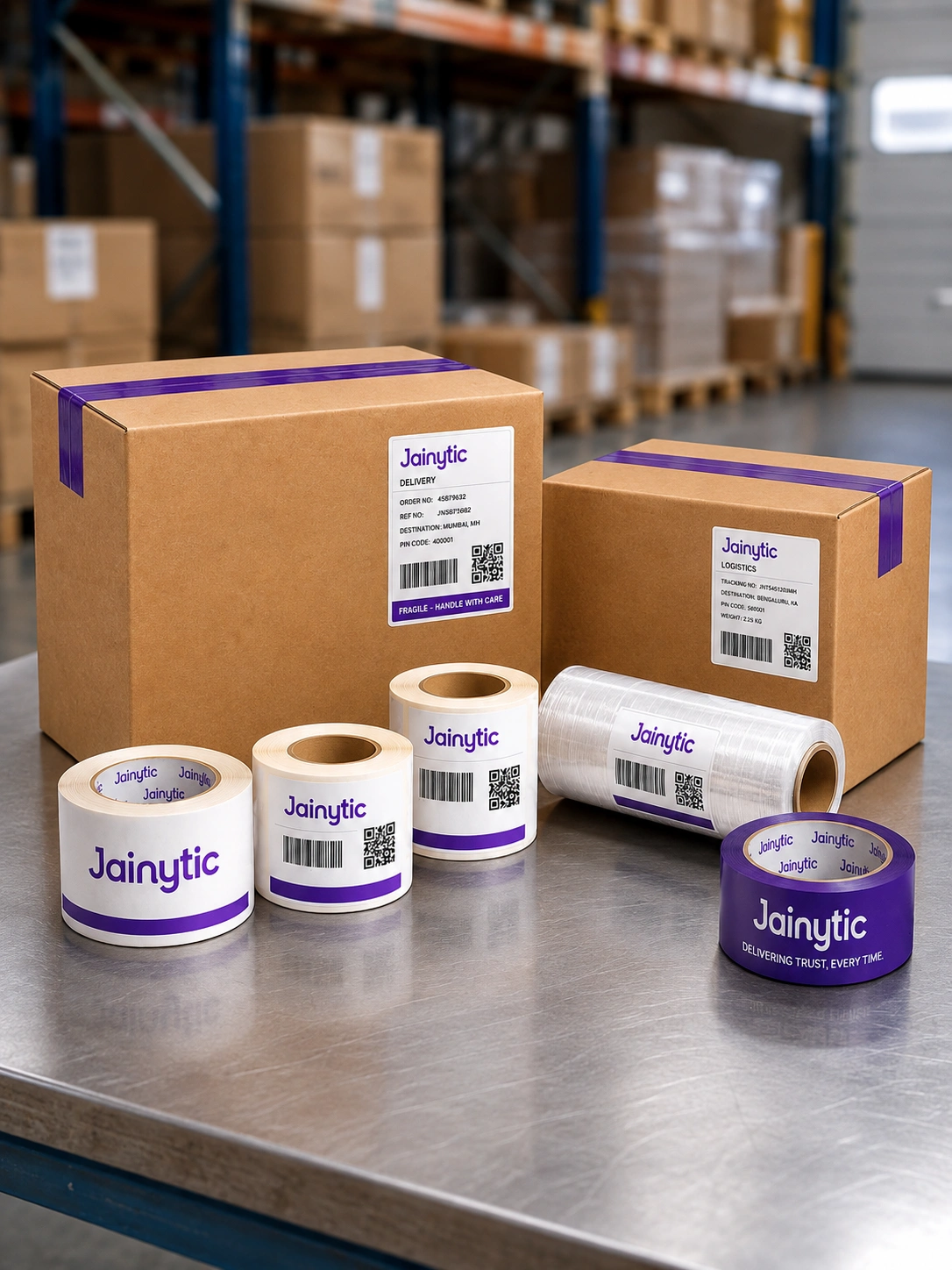 Logistics & Cargo Labels  Jainytic