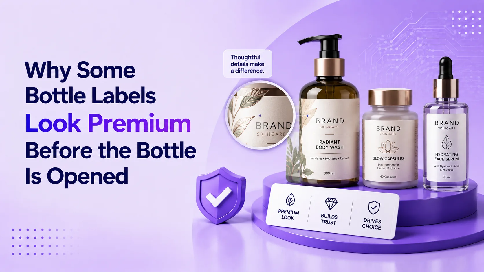 Why Some Bottle Labels Look Premium Before the Bottle Is Opened