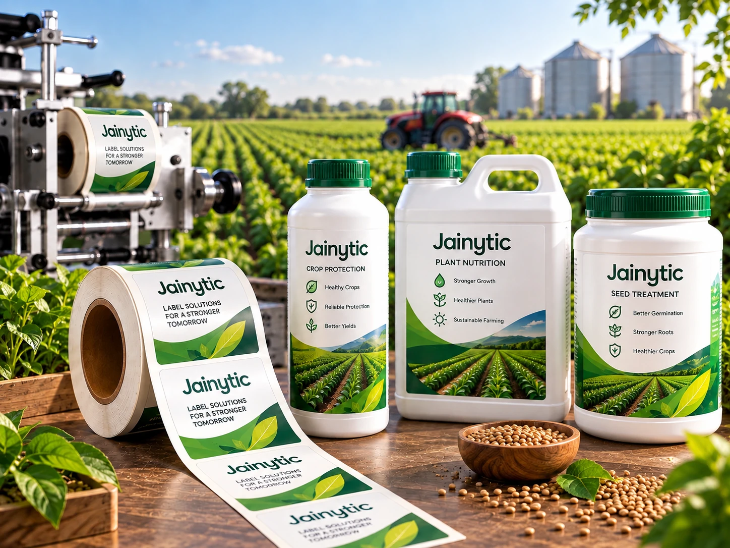Agriculture self-adhesive labels