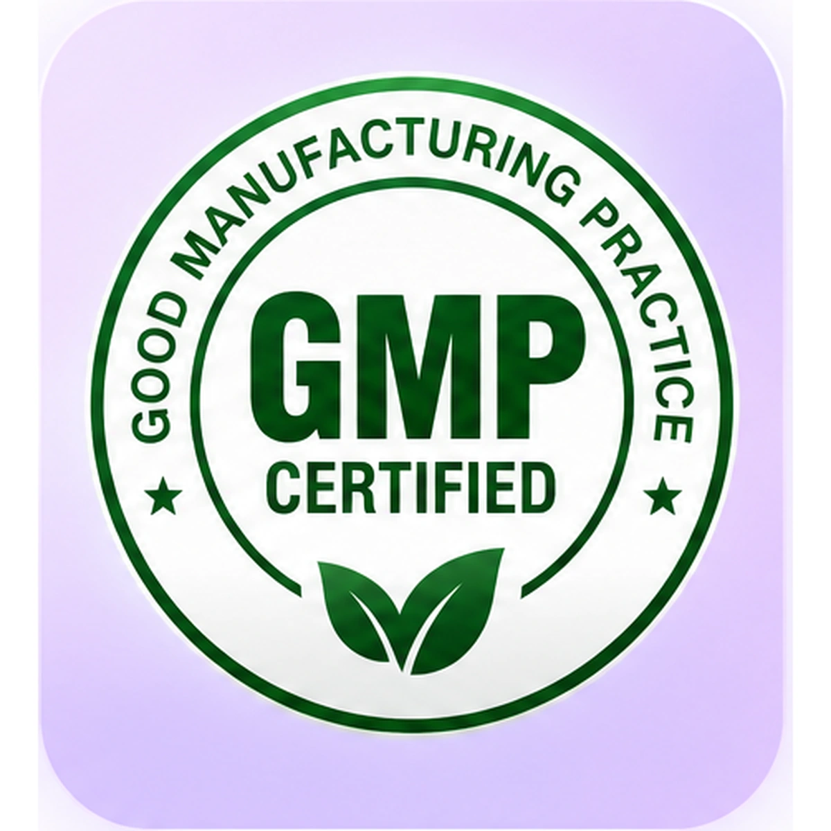 GMP Certified — Good Manufacturing Practice