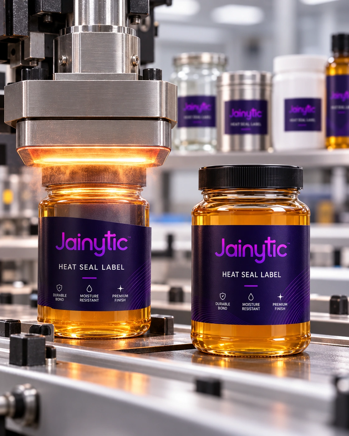 Standard Heat Seal Labels by Jainytic